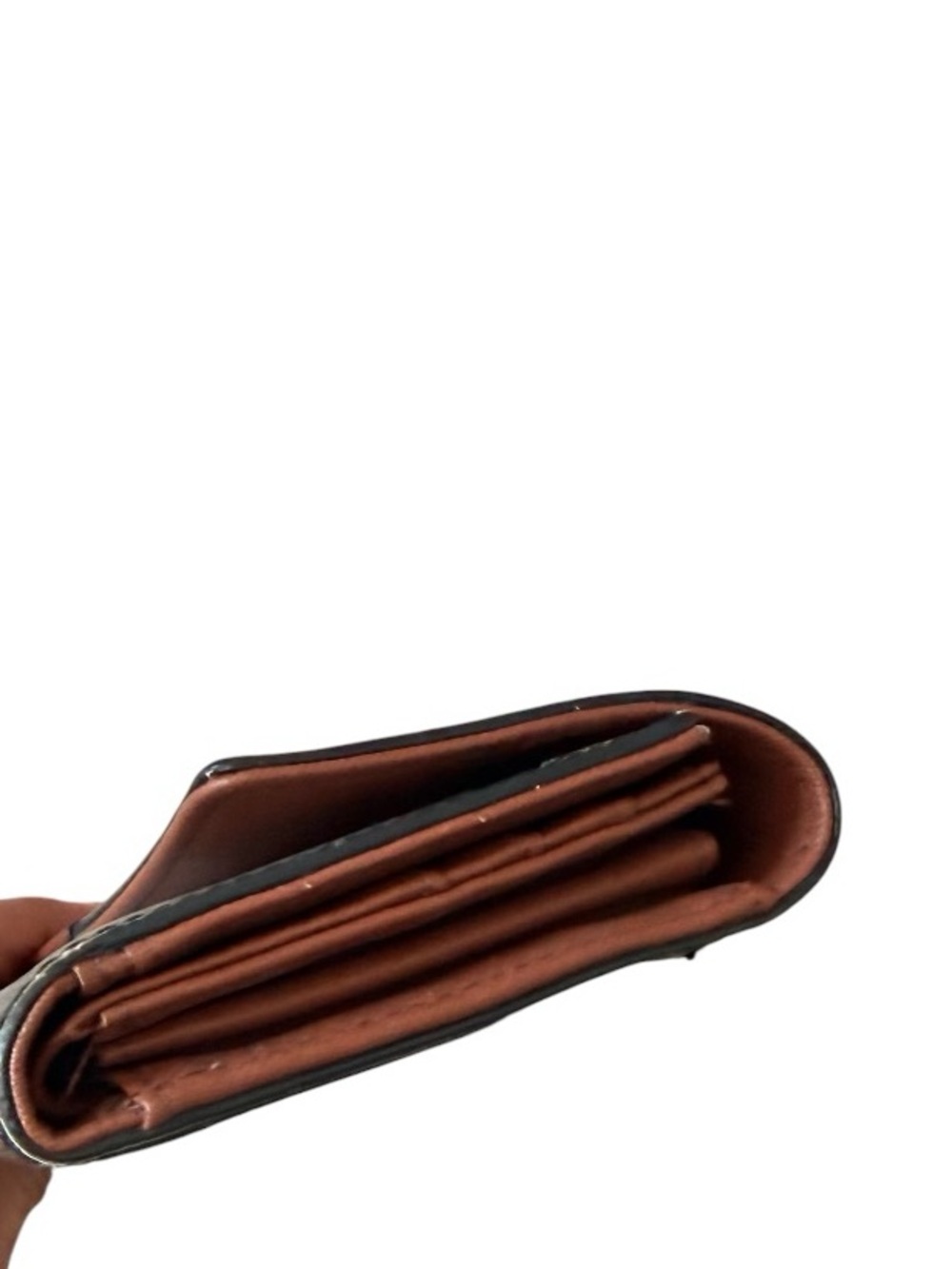 Fossil Floral Clutch Wallet in Light Blue, Yellow, Black and Tan - Picture 5 of 11